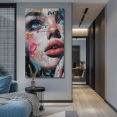 Elegantný obraz ženy Farby ulice | rôzne rozmery